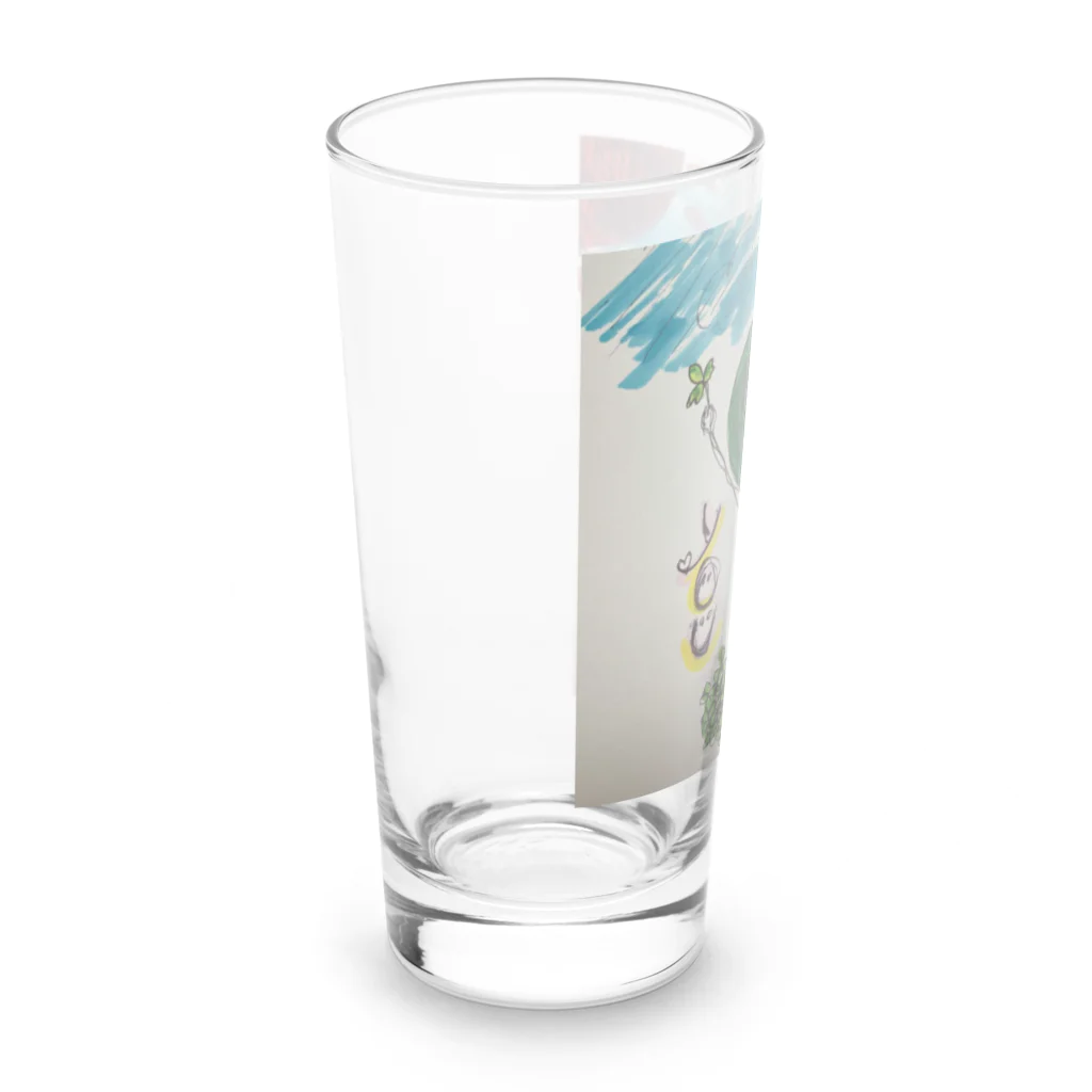 多才-tasai-の特別な三つ葉 Long Sized Water Glass :left