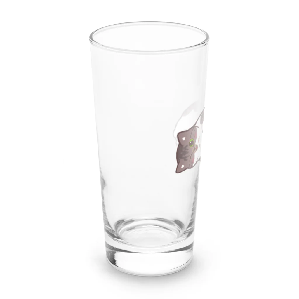 キジトラとっちさんのとっちのグラビア Long Sized Water Glass :left