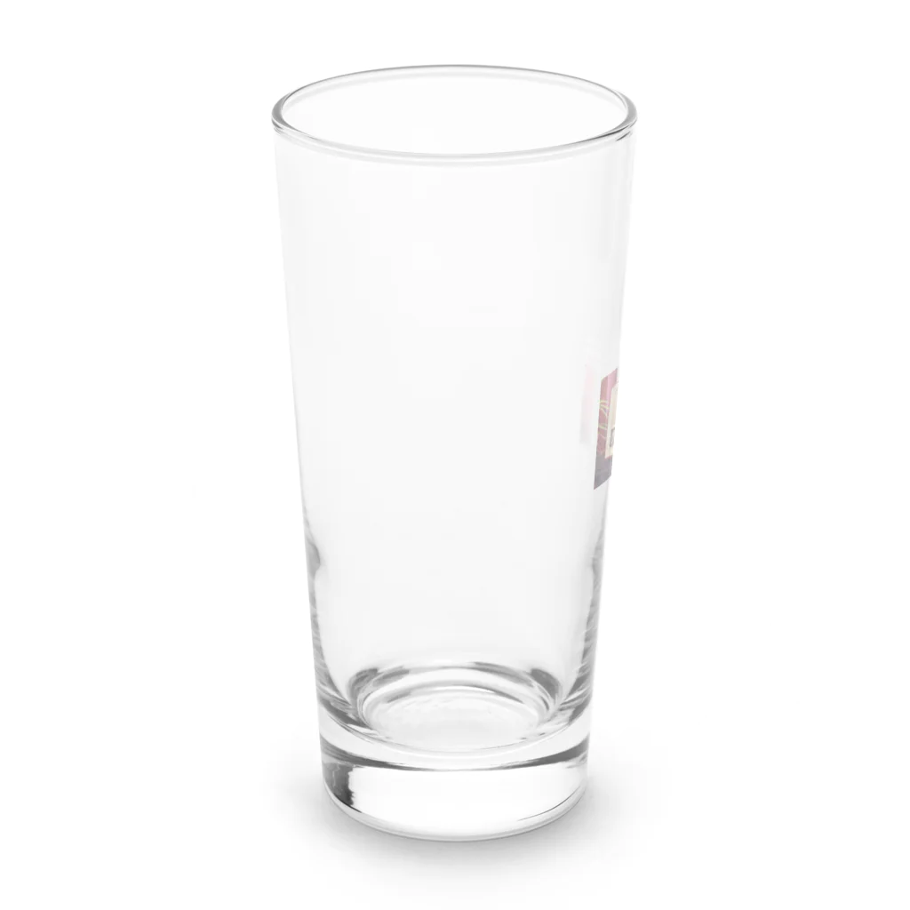 S式がいしゃの懐かしいラジオです Long Sized Water Glass :left