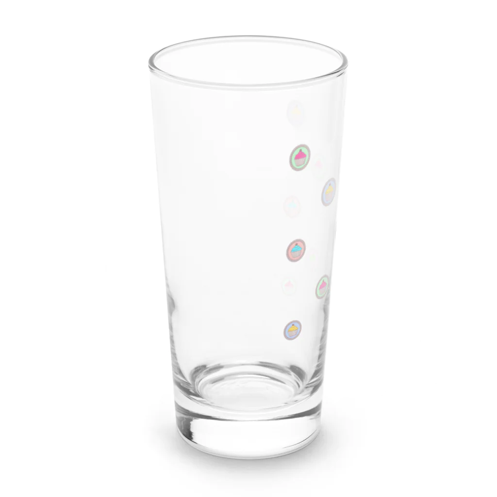 rukamoのカップケーキ🧁 Long Sized Water Glass :left