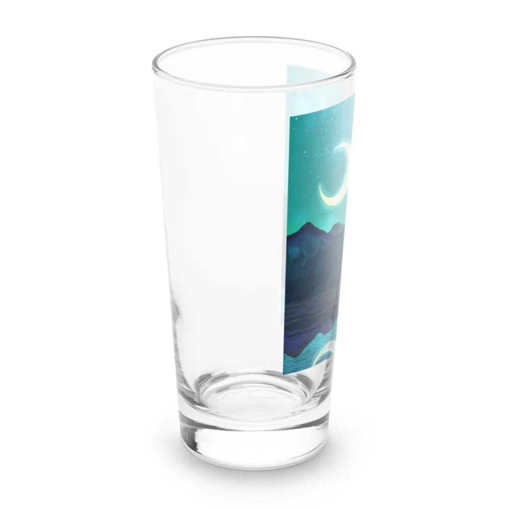 R☆worldの夏の夜空 Long Sized Water Glass :left