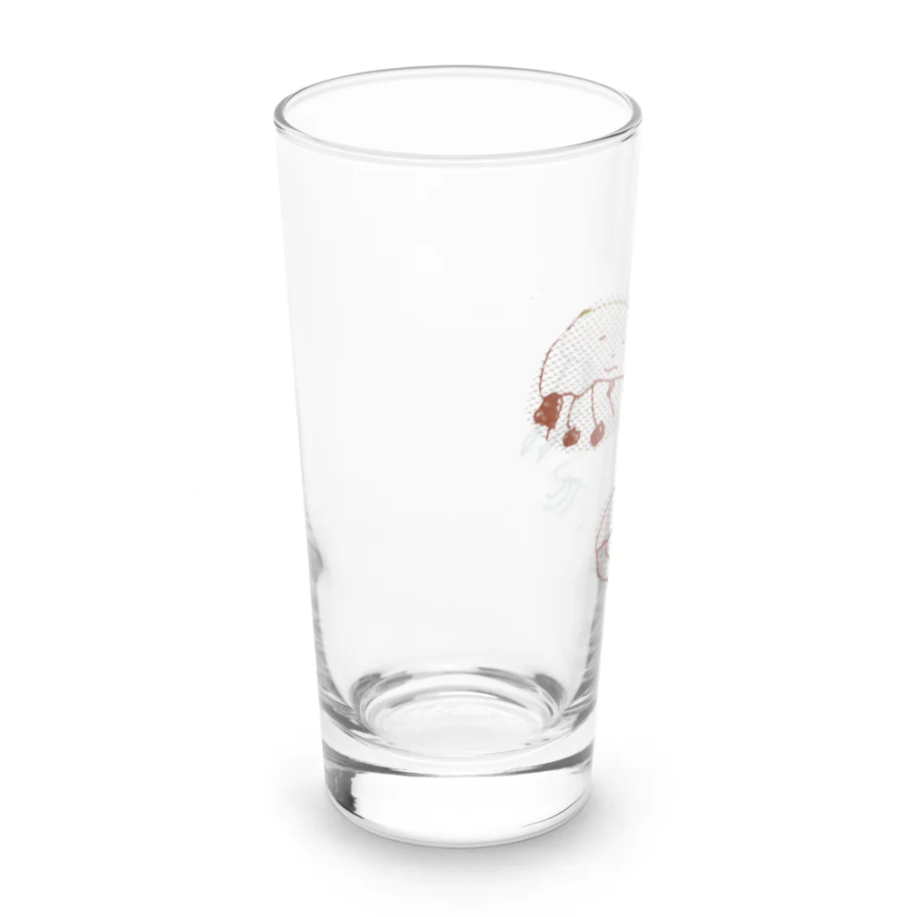 クラゲ屋の3匹のクラゲ Long Sized Water Glass :left