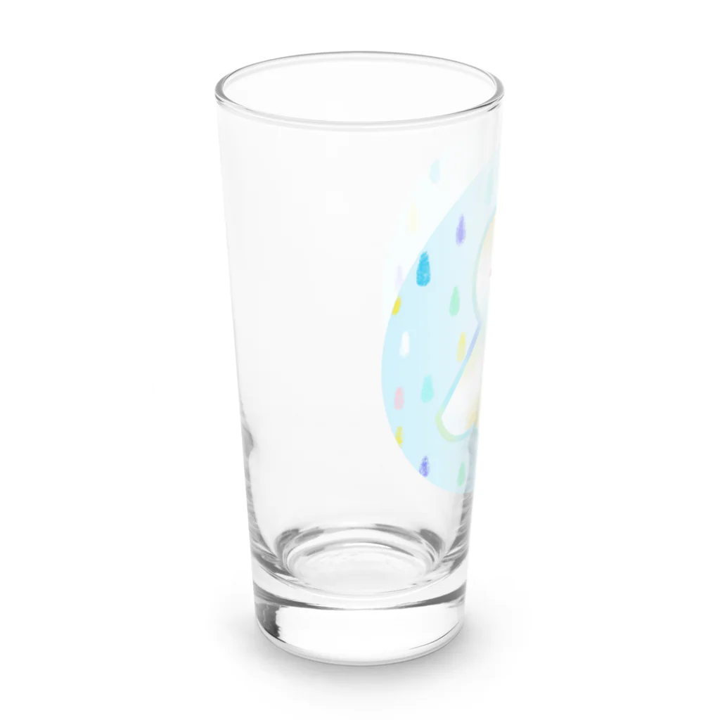 前田悠花｜イラストレーターの★てるてる坊主★ Long Sized Water Glass :left