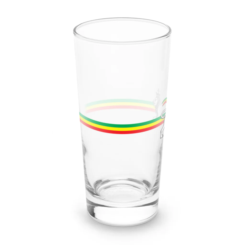 ジャマイカ再発クオリティのLion of Judah Long Sized Water Glass :left