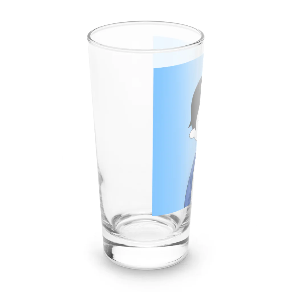 まろのグッズの少年 Long Sized Water Glass :left