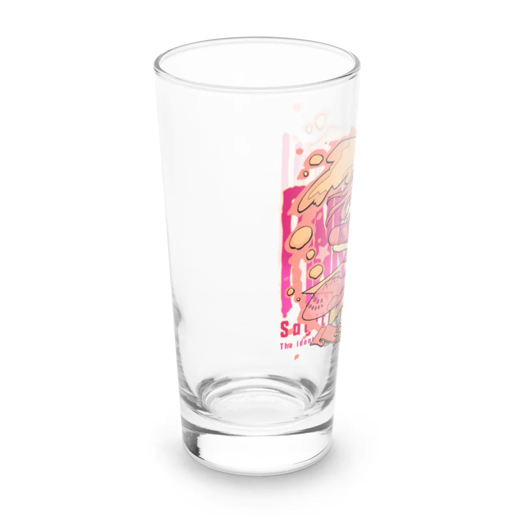 滝 さえの#002 PINK SPLASH! Long Sized Water Glass :left