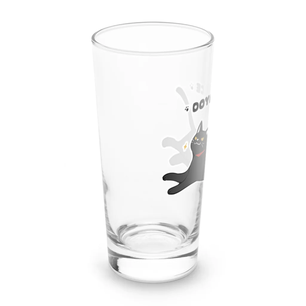 かわいいコーギーのドヤ顔CAT Long Sized Water Glass :left