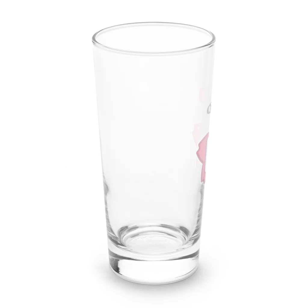 イラスト MONYAAT の幼稚園バッチ・サクラ Long Sized Water Glass :left