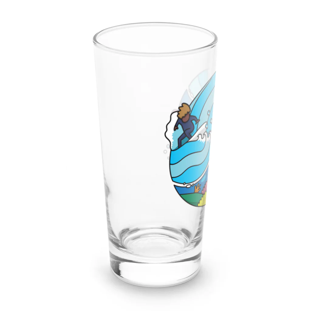 8anna storeのサーフandタートル！ Long Sized Water Glass :left