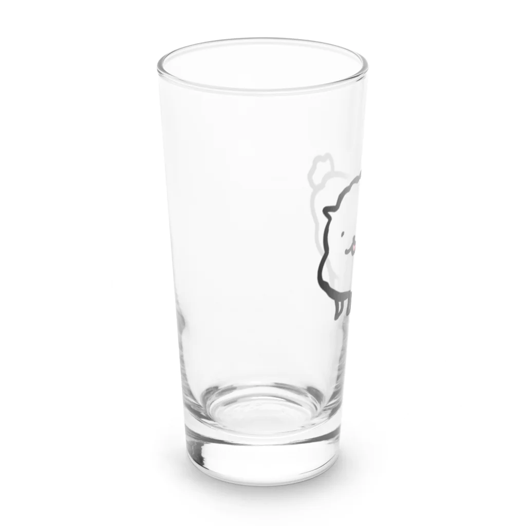 セリアヤコの店。のいぬ Long Sized Water Glass :left