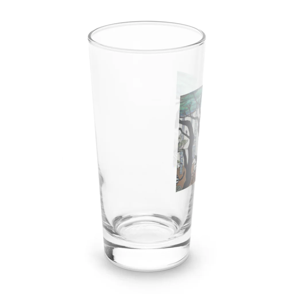 Spirit of 和のシマウマの森 Long Sized Water Glass :left