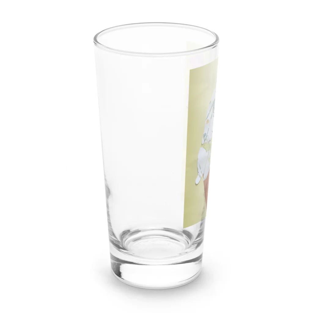 親バカショップのアイスクリーム Long Sized Water Glass :left