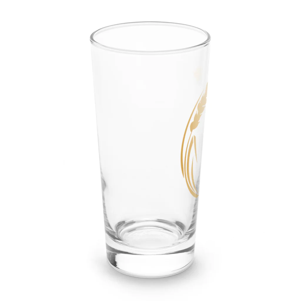 のほほんショップの稲穂とスズメ Long Sized Water Glass :left