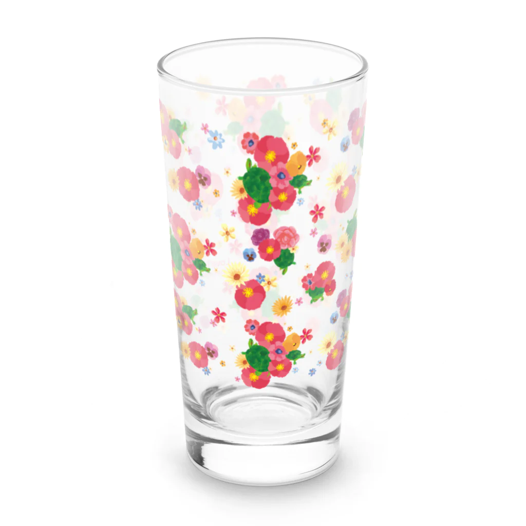 Turtle56tanのLove Turtle 小花柄ロンググラス Long Sized Water Glass :left