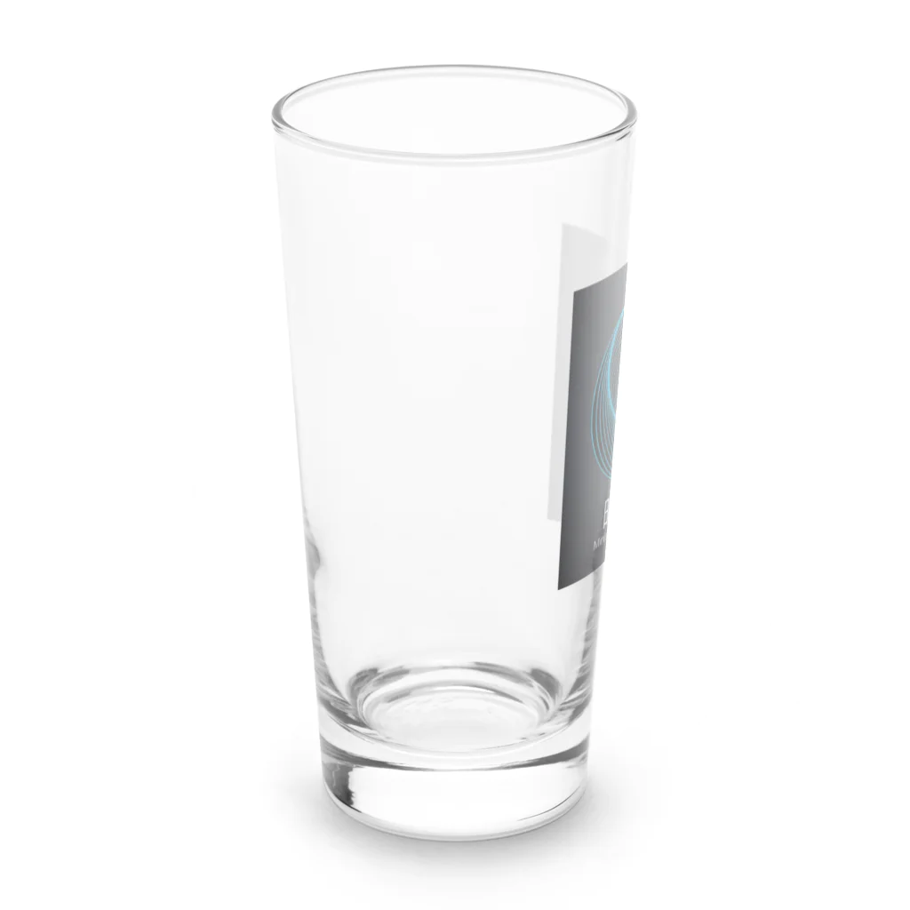 時空省広報課の時空省 ロゴ＆テキスト Long Sized Water Glass :left