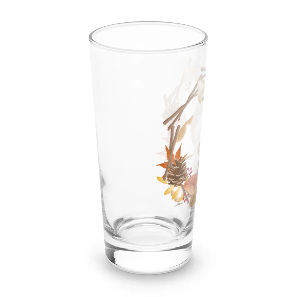 Letiのルイ、ラム、リオン🍁 Long Sized Water Glass :left
