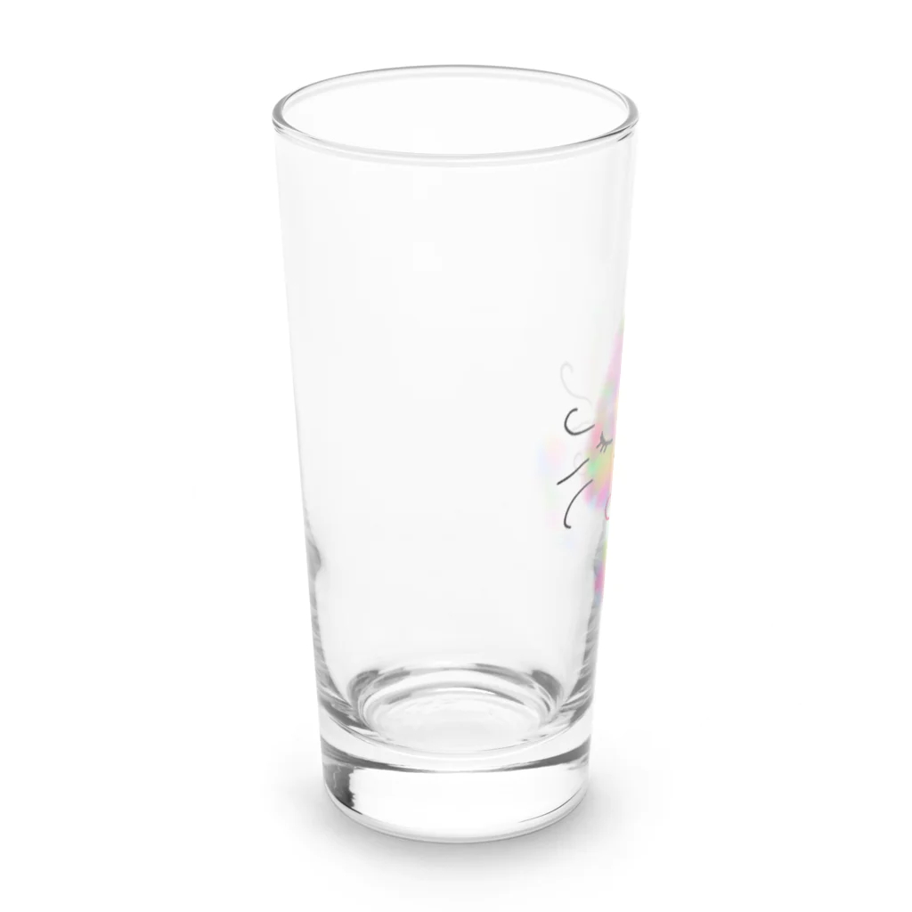 こやまちえのほんわか猫さん。 Long Sized Water Glass :left