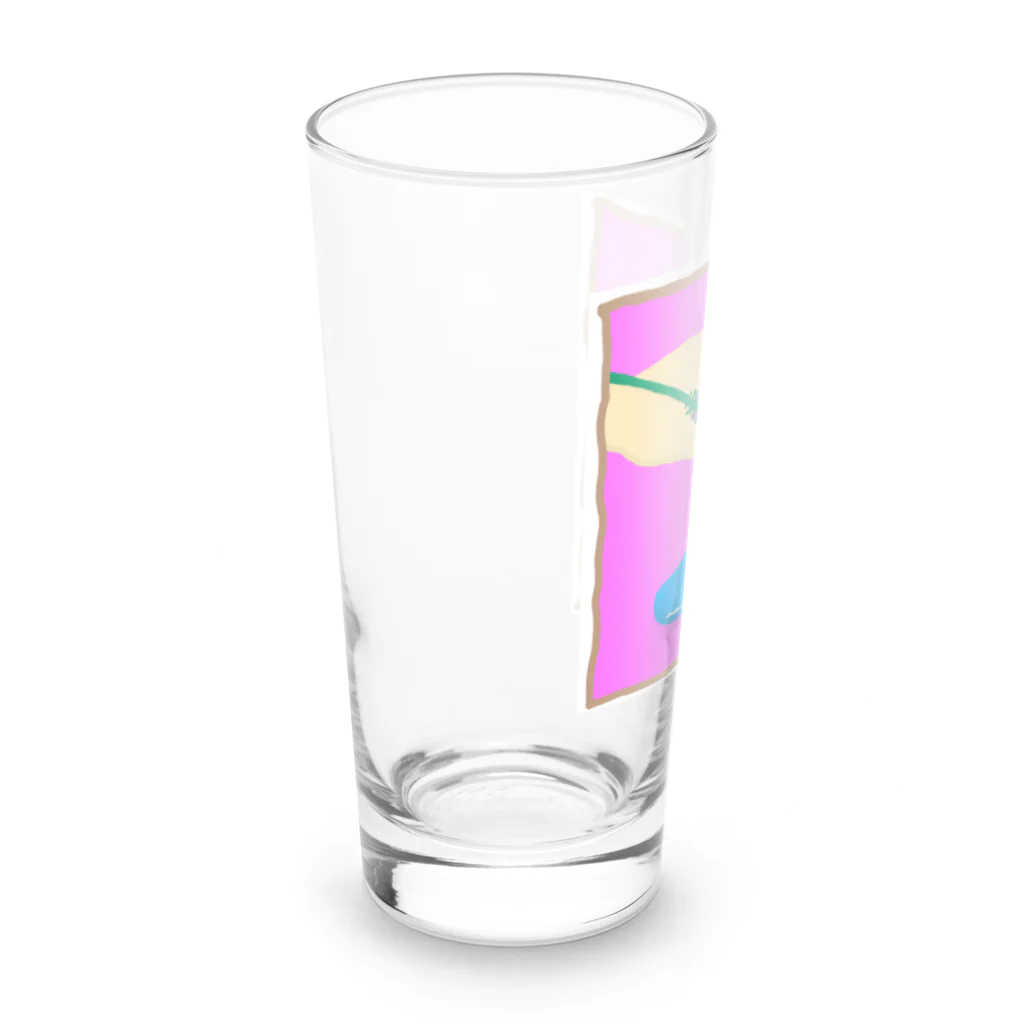 Jの居場所の金魚草 Long Sized Water Glass :left