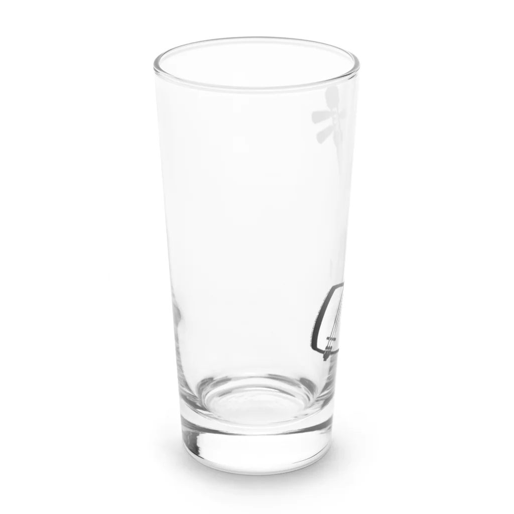 綾錦工房 りこりすの津軽三味線【朧月】- 構 Long Sized Water Glass :left