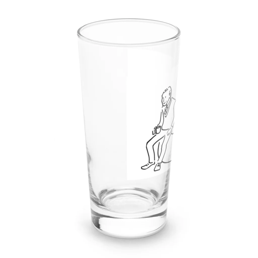 らなんくのバゲットとおじさん Long Sized Water Glass :left