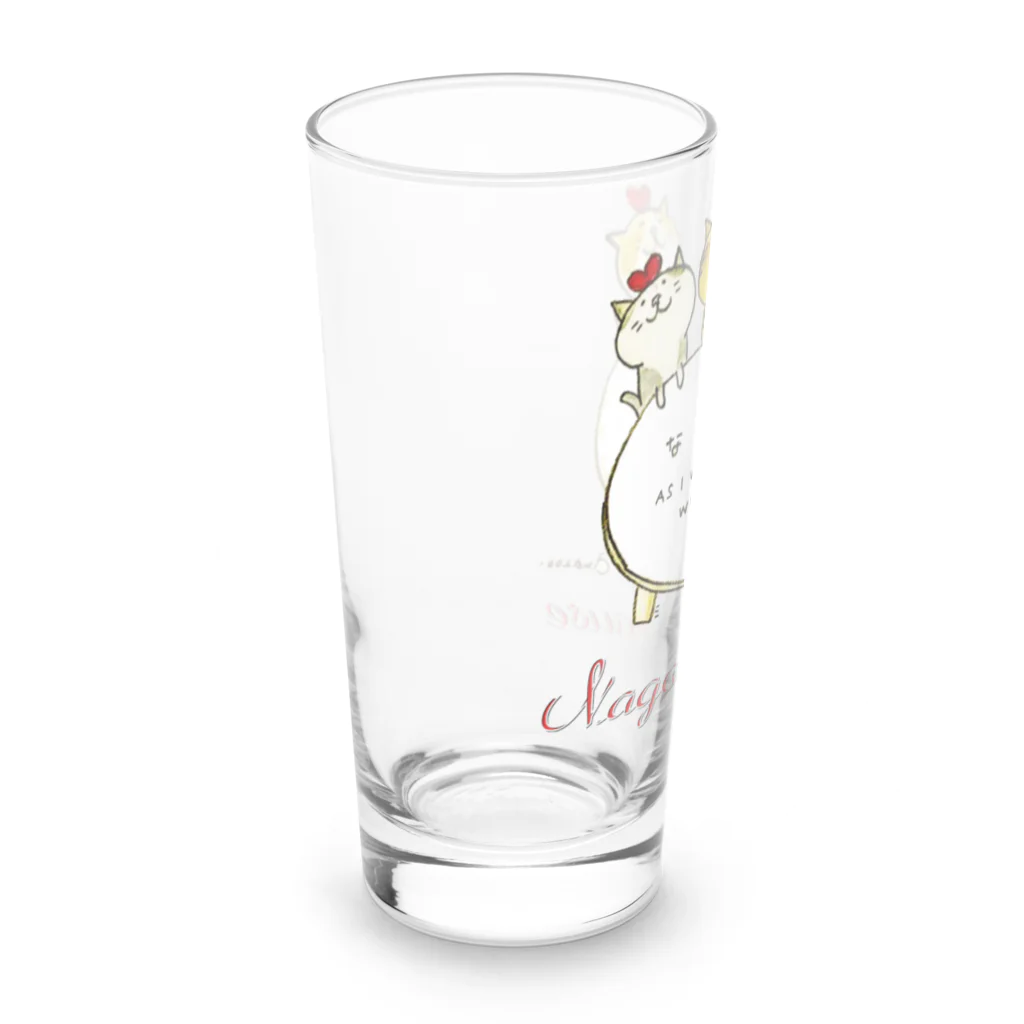 Lufasのなごの家応援グッズ📣ネーム入り Long Sized Water Glass :left