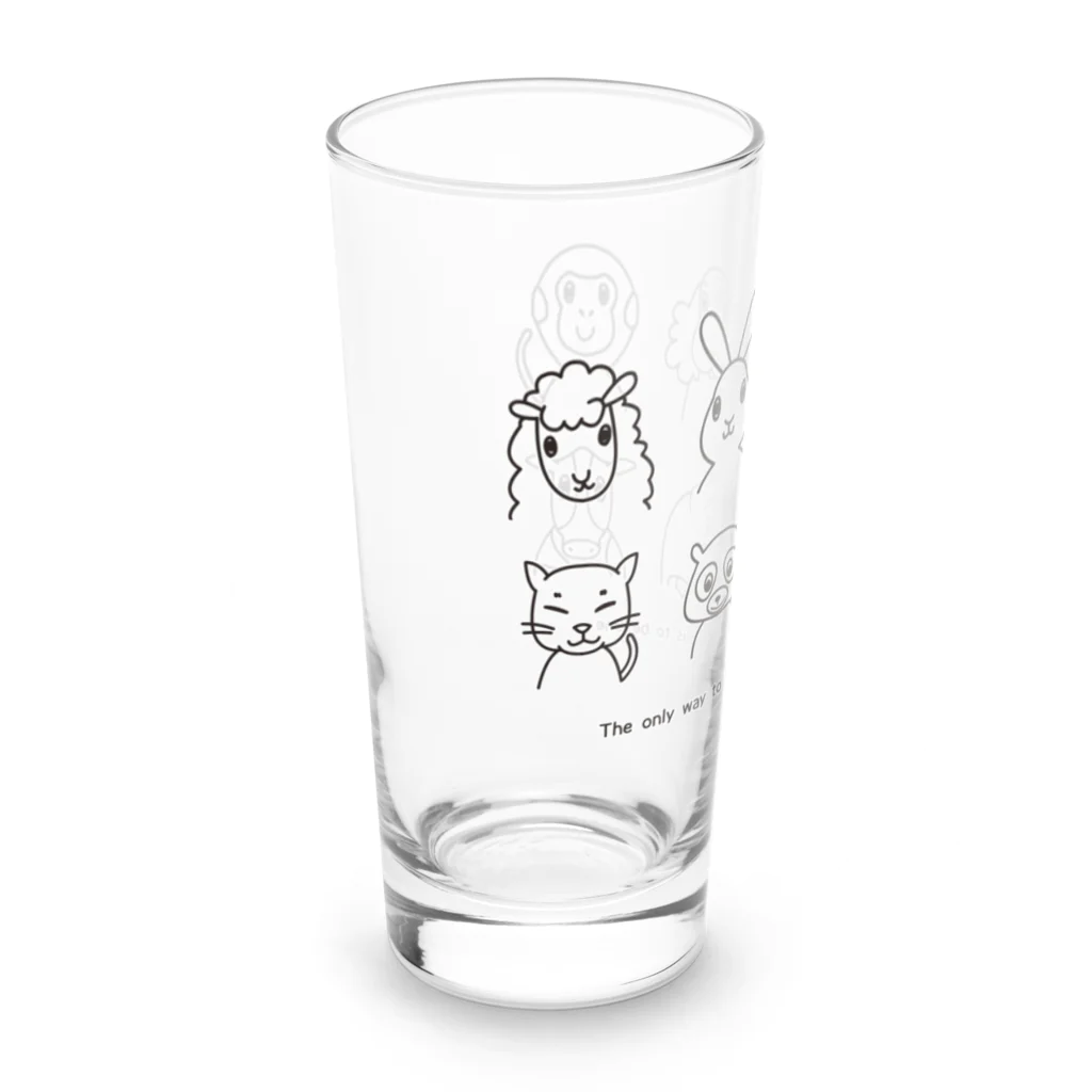 ariariartの動物大集合！（チャリティー） Long Sized Water Glass :left