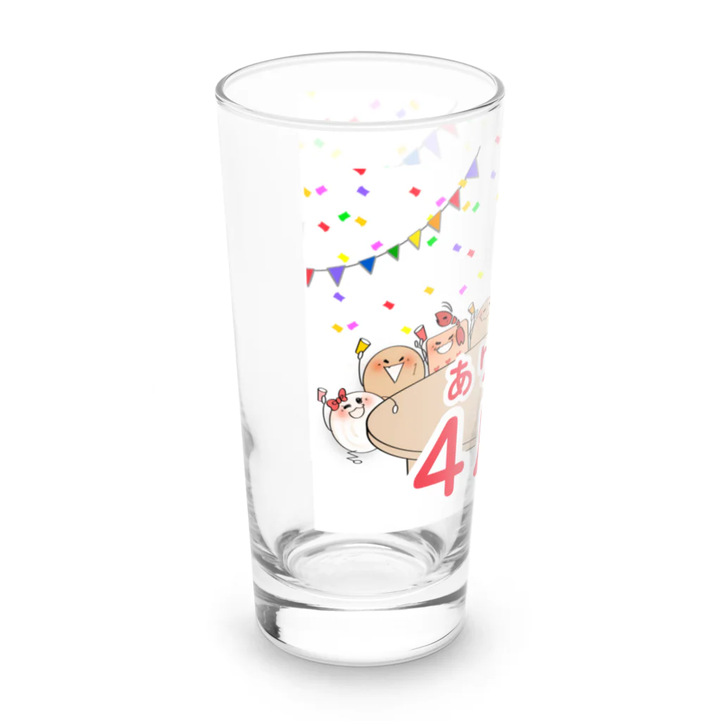 おかしやじろうの４周年記念絵グッズ Long Sized Water Glass :left