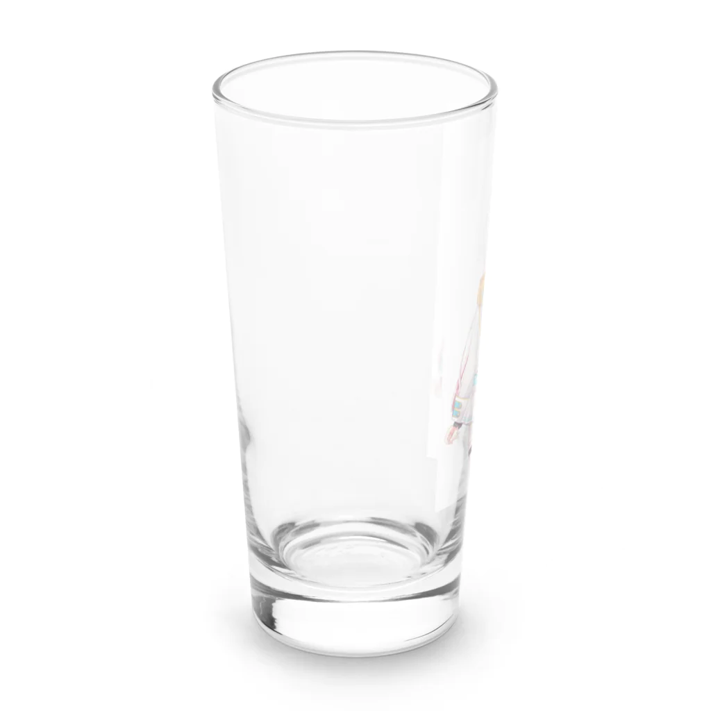 海乃しらす🐟@バ美肉VTuber準備中活動開始10月頃予定のしらすちゃん Long Sized Water Glass :left