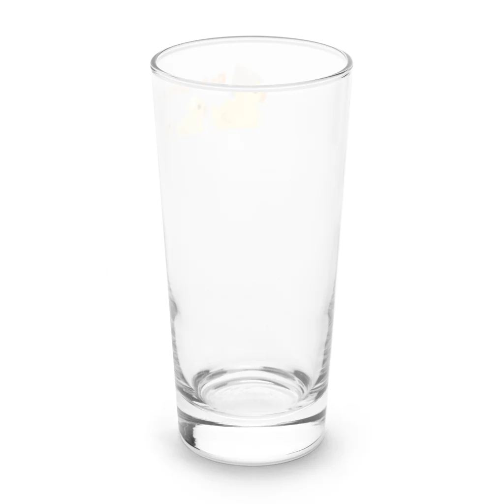 たぬき屋さん。の整うあひる。 Long Sized Water Glass :left