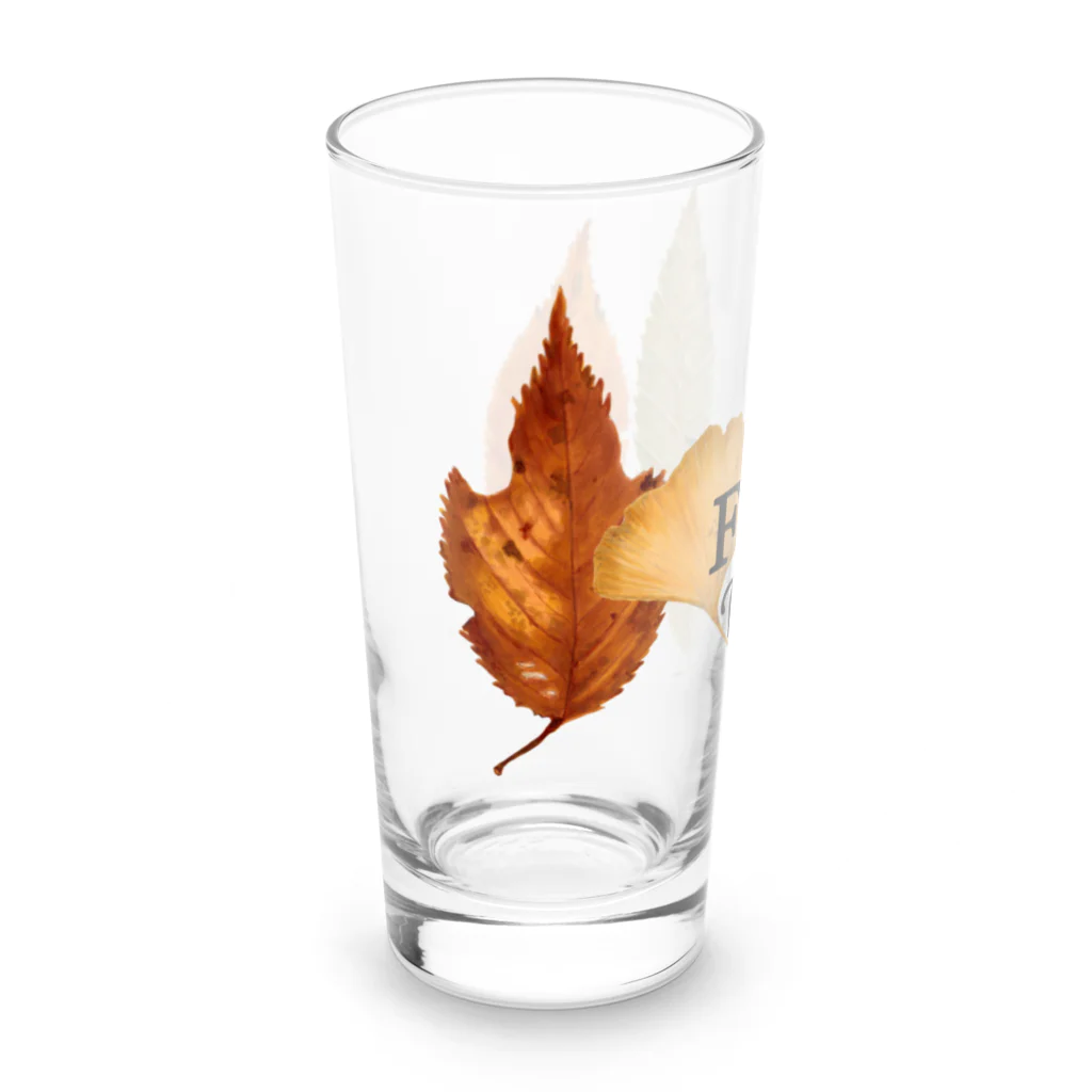 Jennya/イラストのFall Vibes 2🍁 Long Sized Water Glass :left