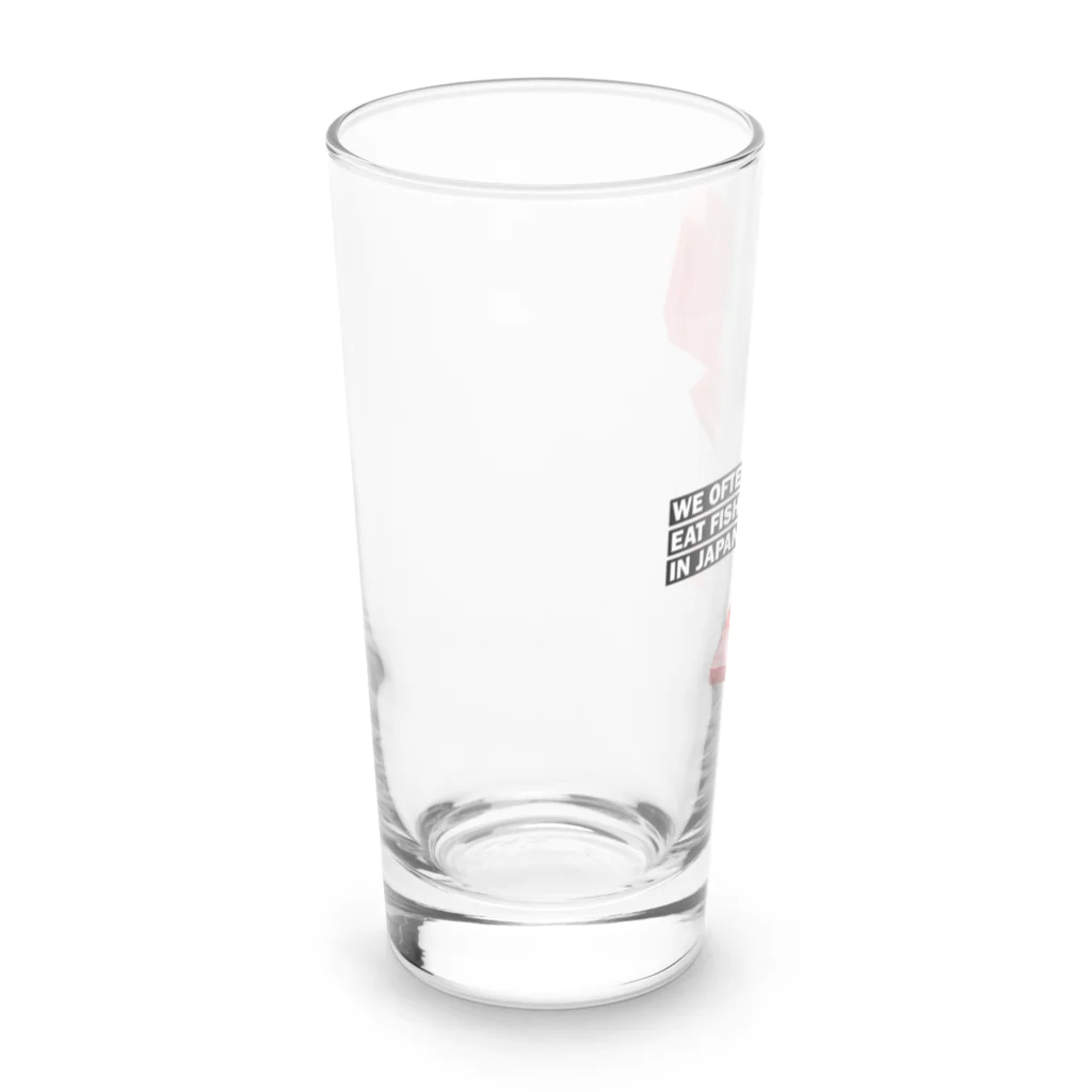 LONESOME TYPE ススの日本ではしばしば魚を生で食べる（まぐろ） Long Sized Water Glass :left
