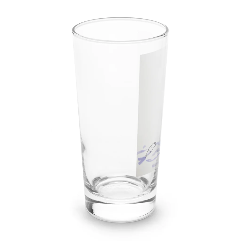 くぉ🌒🌒20ﾏｿﾗﾃﾞｫｯｼｭの炭酸ロケット Long Sized Water Glass :left