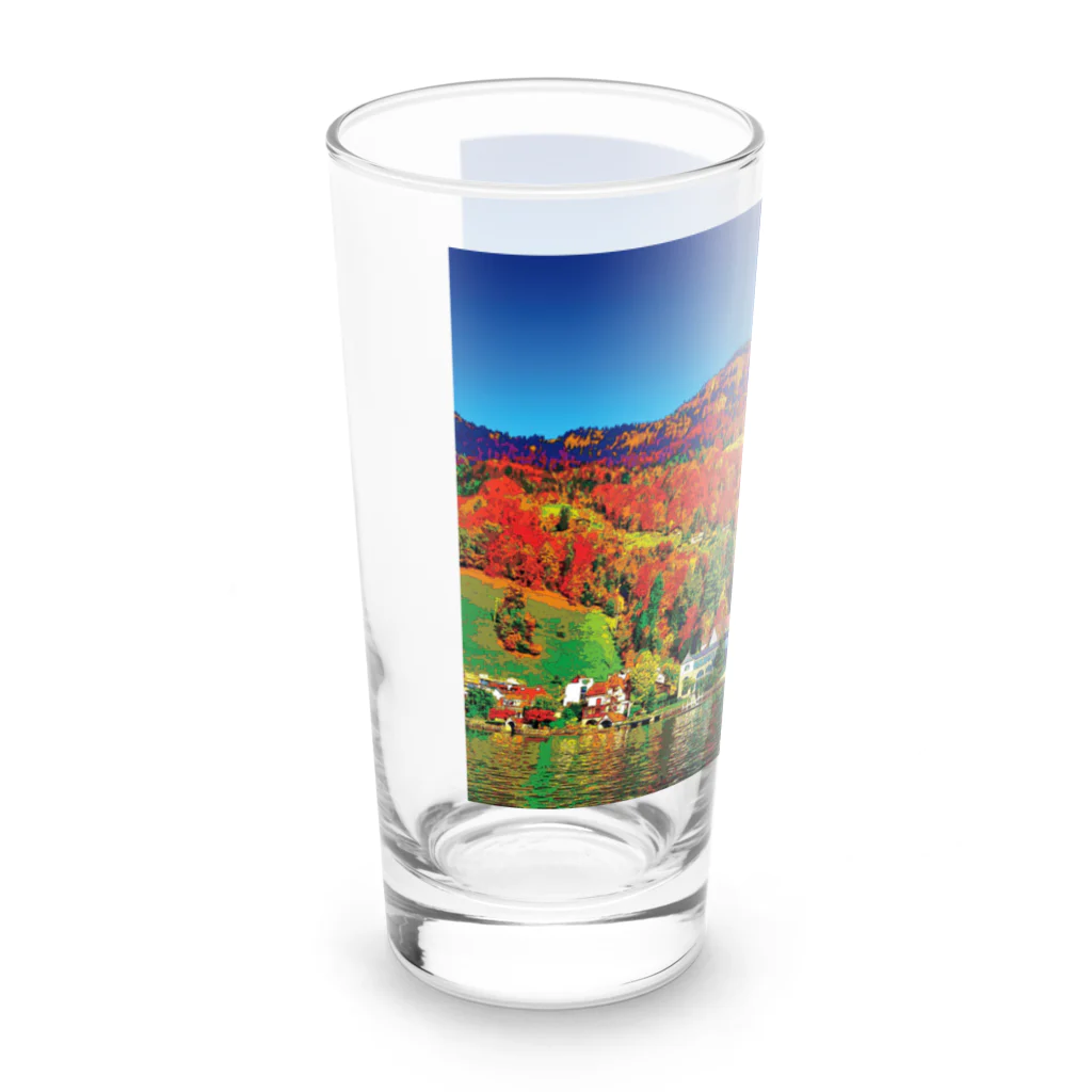 GALLERY misutawoのスイス 秋のヴィッツナウ Long Sized Water Glass :left