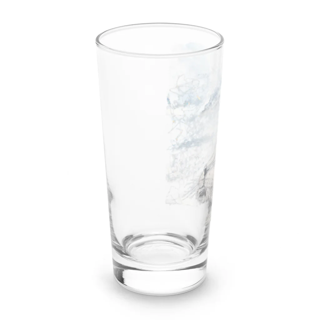 Owl's Dream　アウルズドリームのcat moon Long Sized Water Glass :left