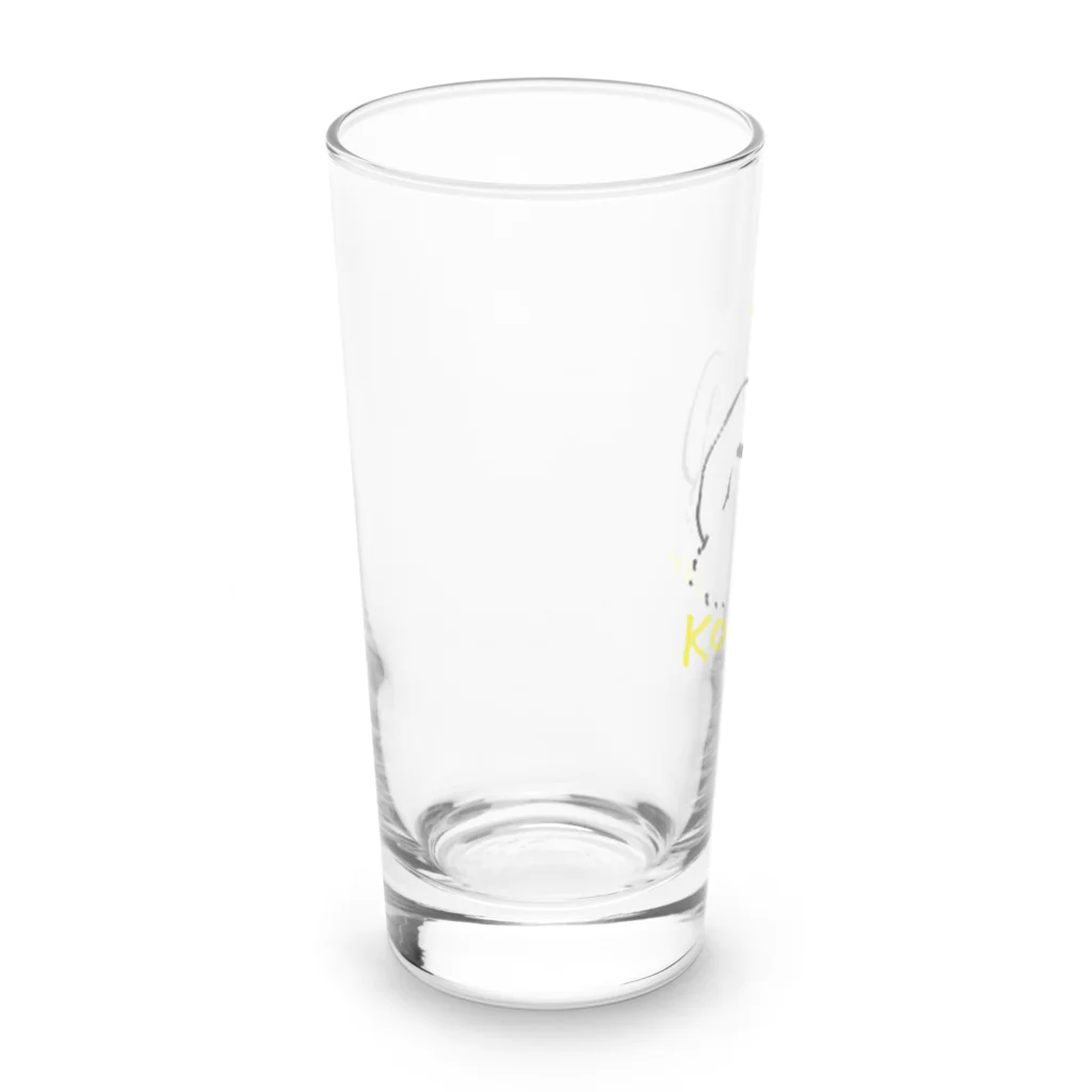 犬ちゃん屋の犬のおうさま Long Sized Water Glass :left