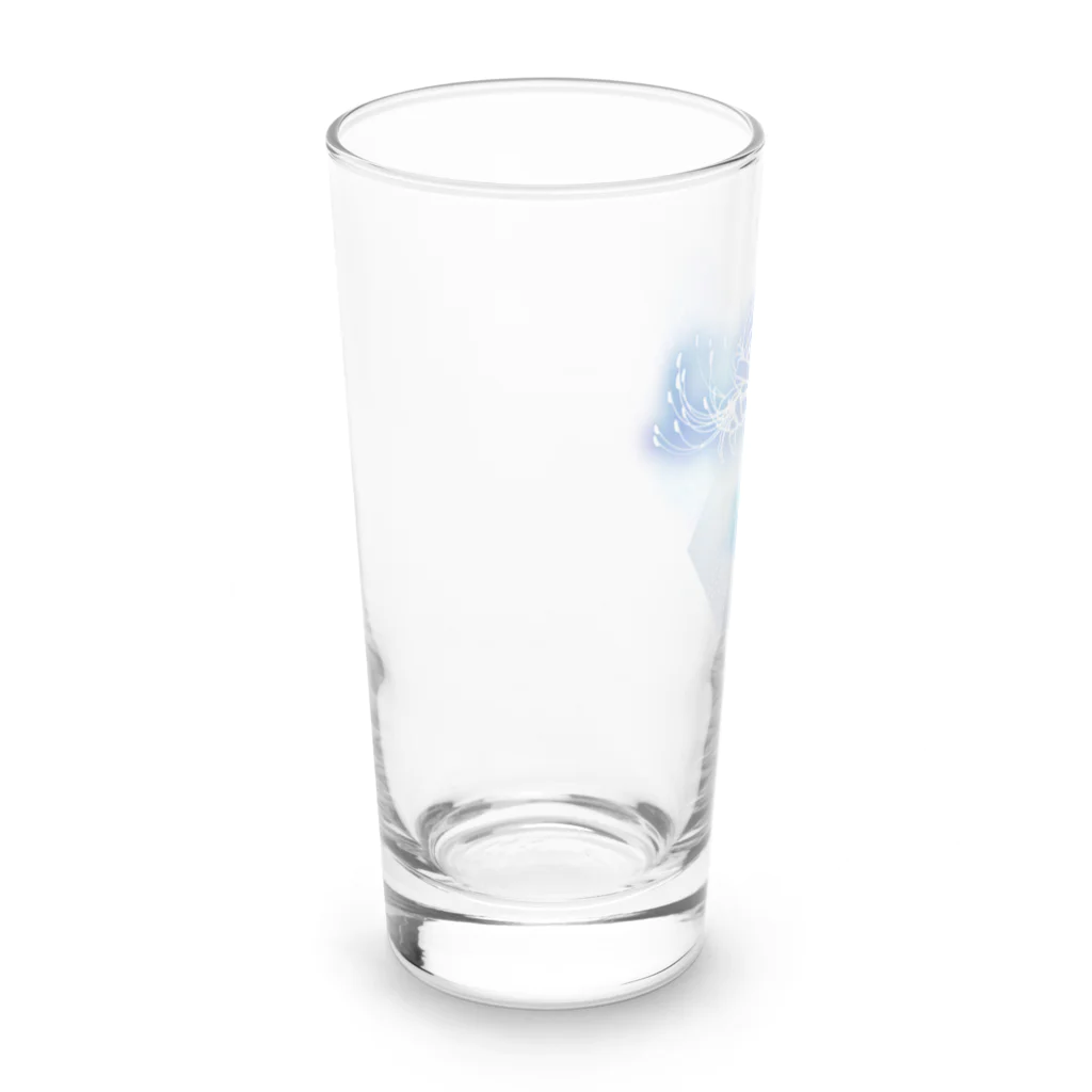 綾錦工房 りこりすの曼珠沙華 - 朧【月光】 Long Sized Water Glass :left