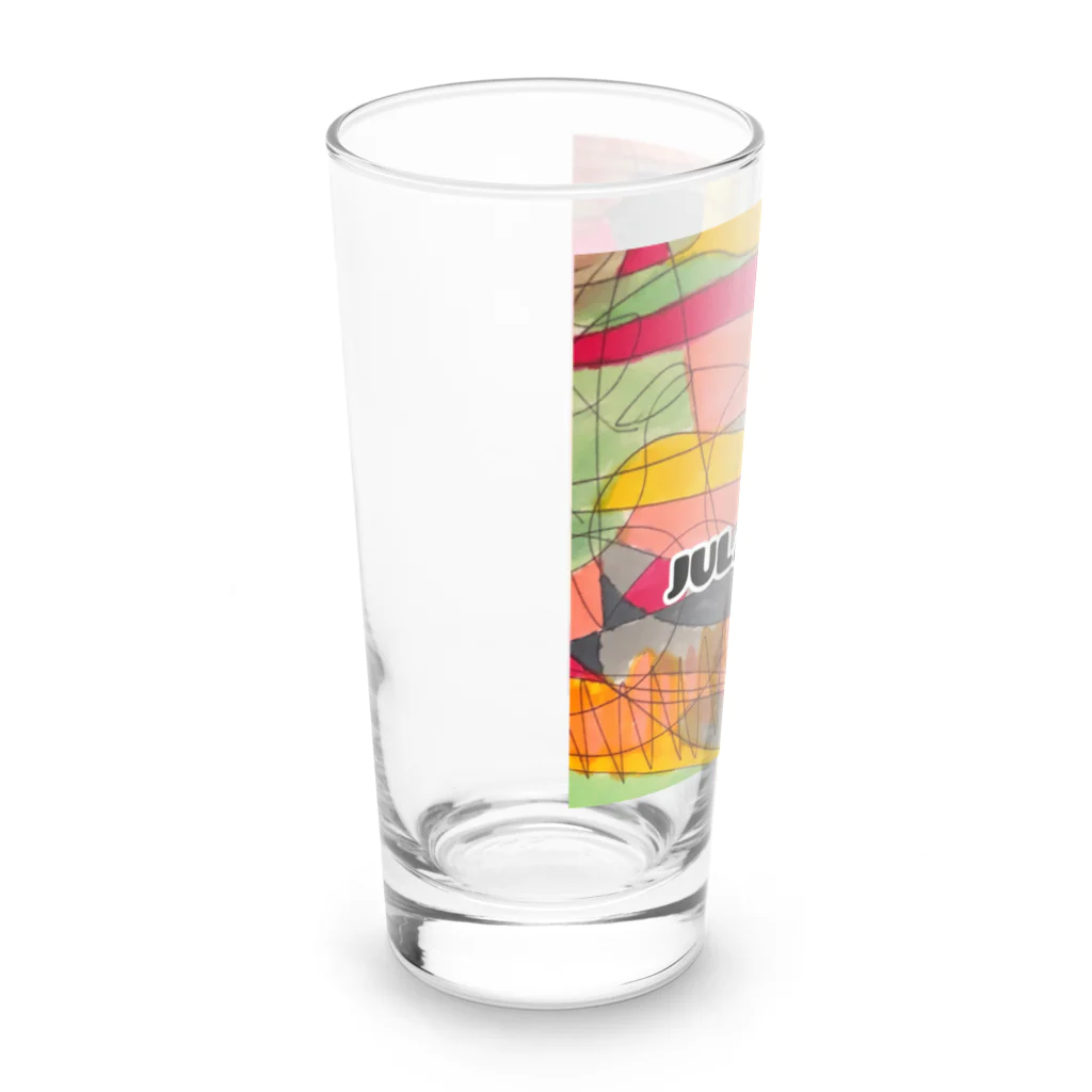ぷにっとショップの言語化しないちゃん Long Sized Water Glass :left
