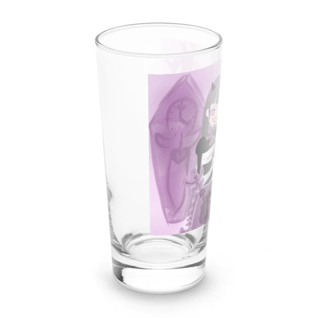 ラッキーチャームのハロウィンファッション Long Sized Water Glass :left