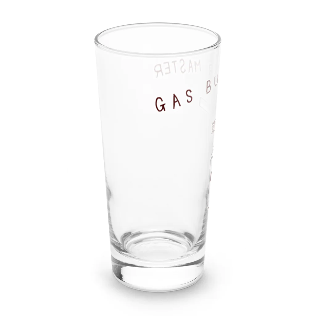 NIKORASU GOのガスバーナーの使い手専用デザイン「ガスバーナーマスター」 Long Sized Water Glass :left