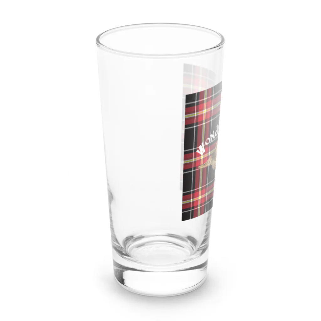 ワンダーシレール・エンドリケリーのエンドリケリーのドリー（タータンチェック） Long Sized Water Glass :left