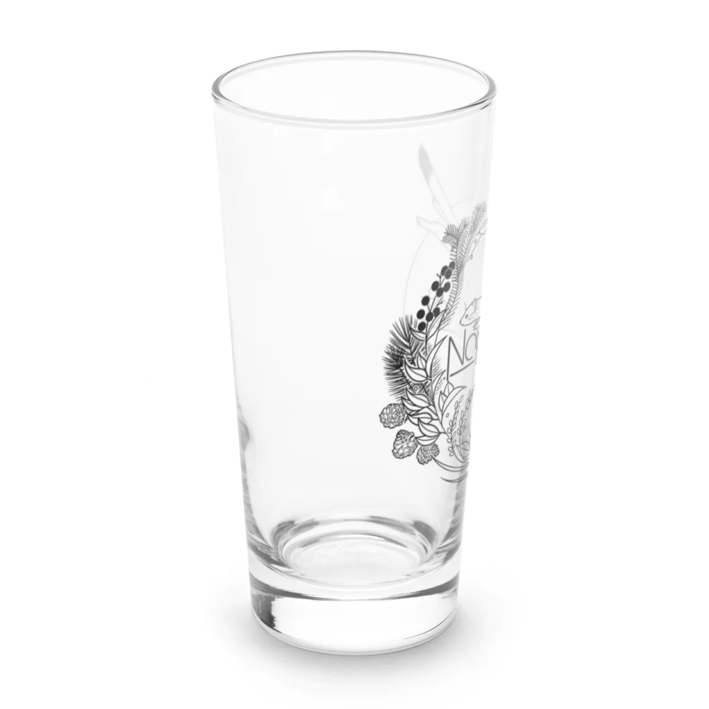 オコジョの露天商・ノッピキノットのノッピキノット・ロゴグッズ Long Sized Water Glass :left