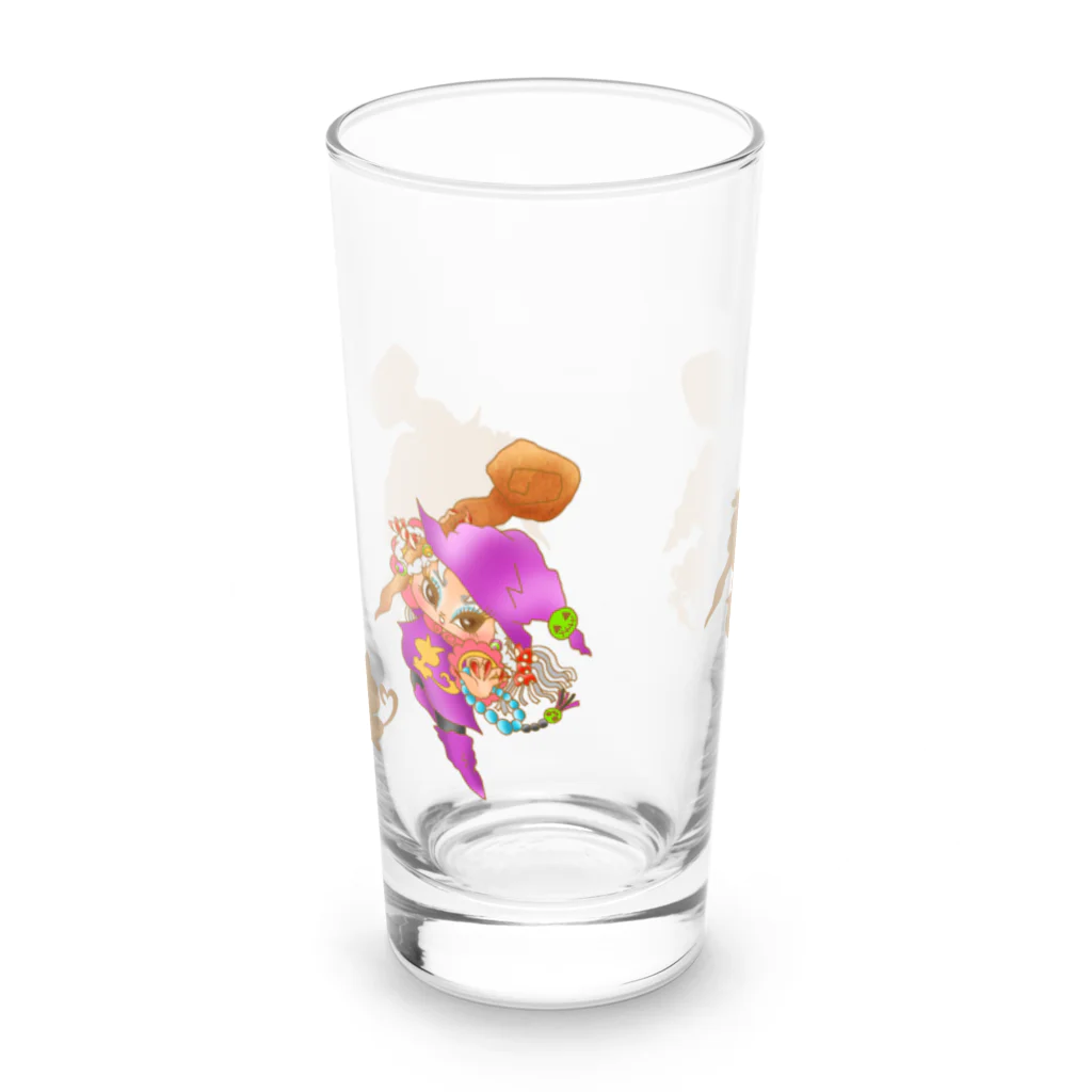 こつめちゃんのおみせの魔女っ娘 Long Sized Water Glass :left