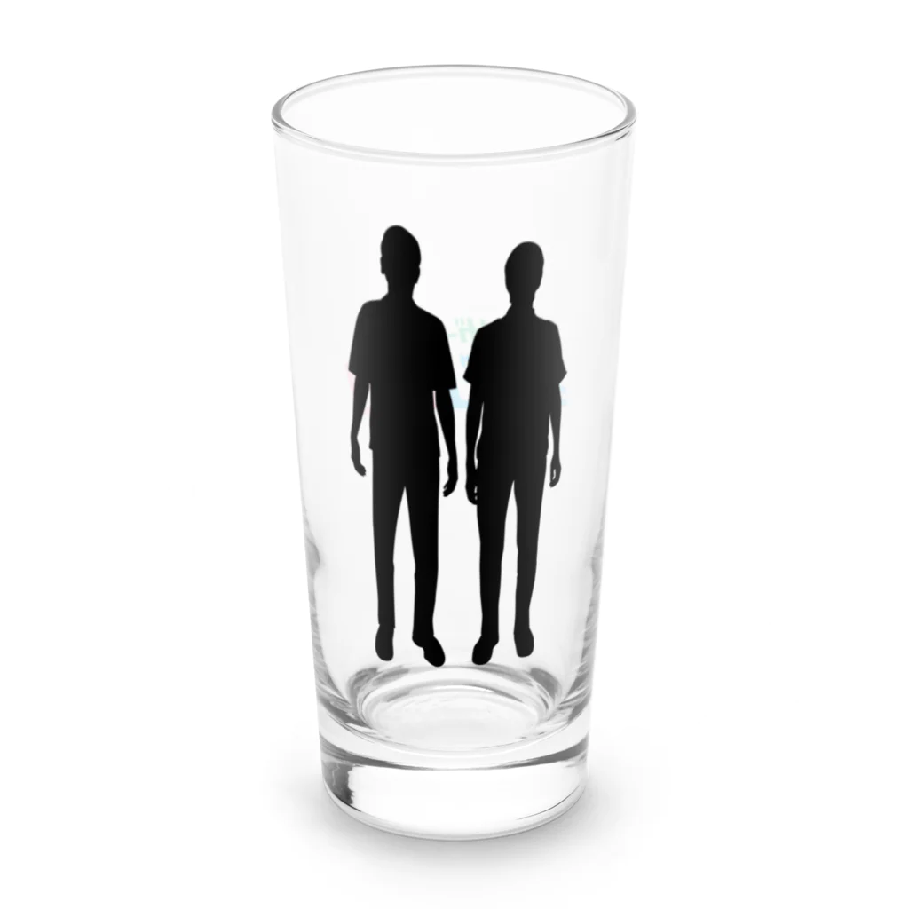 ニッポン放送「オールナイトニッポンPODCAST アンガールズのジャンピン」オフィシャルショップのロンググラス Long Sized Water Glass :left
