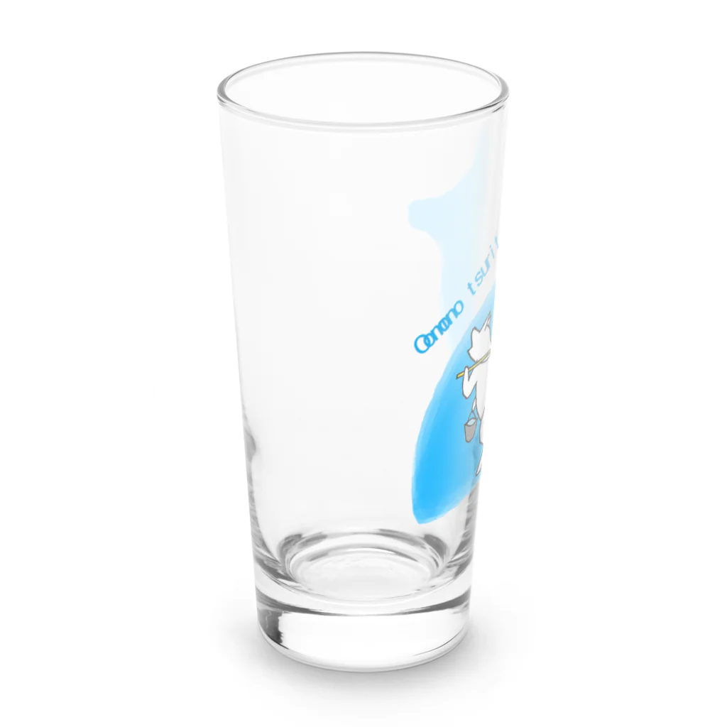 いっぷく処 てんてんの大物釣りたいな Long Sized Water Glass :left