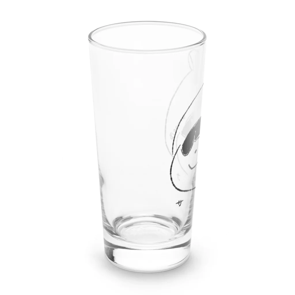 ねこの森雑貨店(SUZURI店)のサウナハット Long Sized Water Glass :left