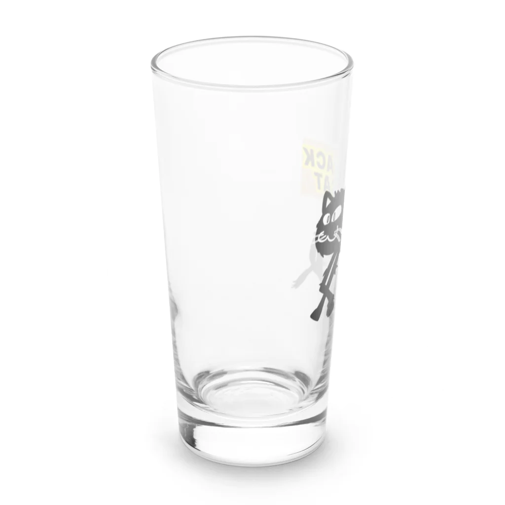 SEVEN-5-Ｇの BLACK  CAT Long Sized Water Glass :left