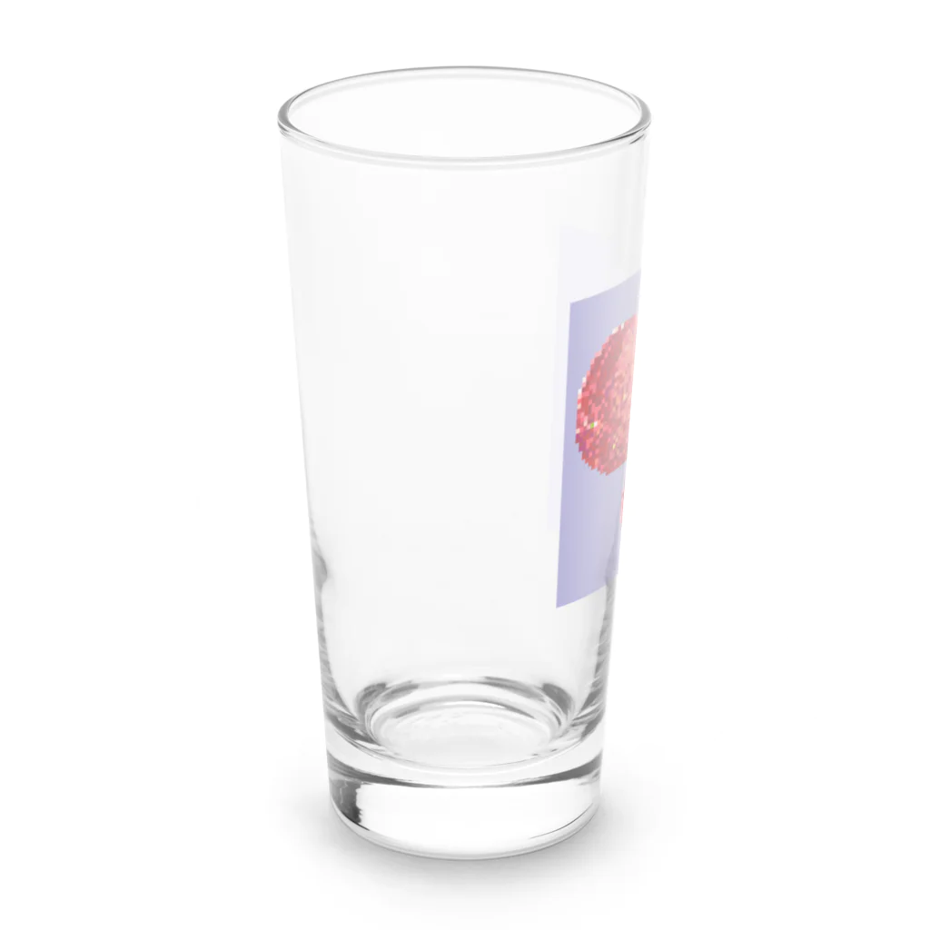 Ritz-studioのドット絵　ピーチ Long Sized Water Glass :left