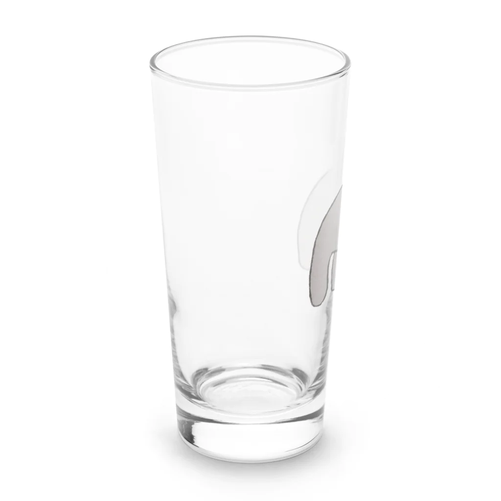 ぱな1号店ののぞきうさぎ Long Sized Water Glass :left