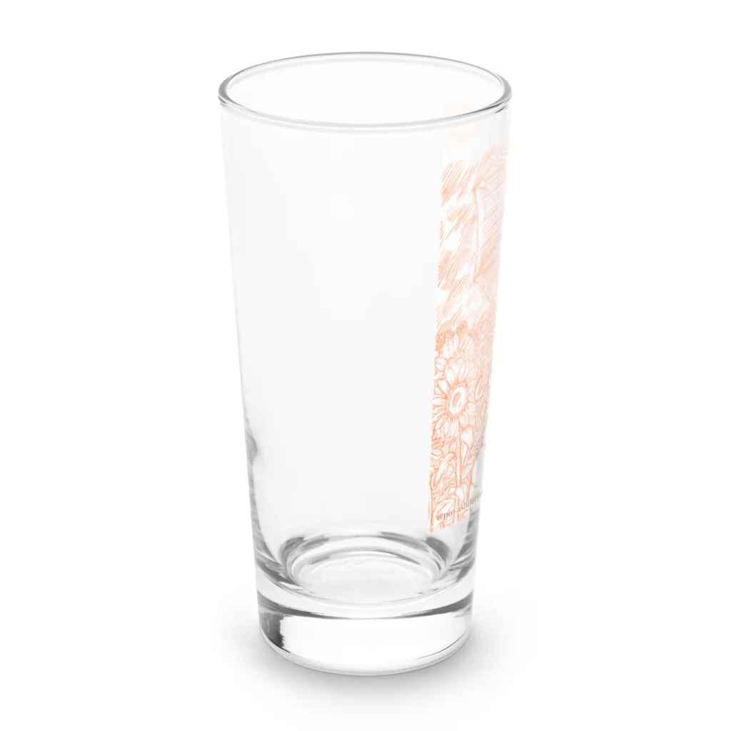 こやしファクトリーの郷愁（夕暮れ色） Long Sized Water Glass :left