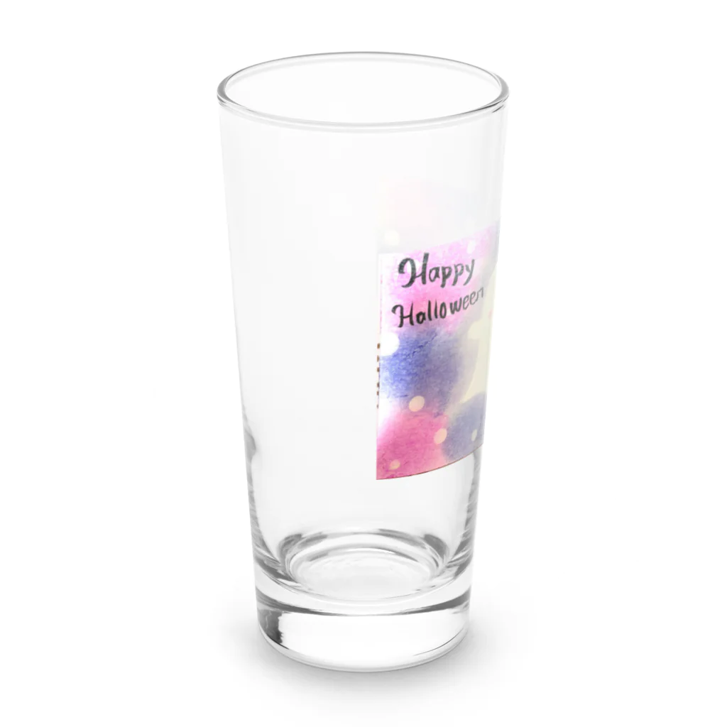 Pas★Enjoy 筆文字＆パステルアートのハロウィン限定2022 Long Sized Water Glass :left